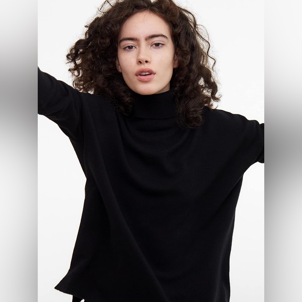 State Cashmere oversized turtleneck